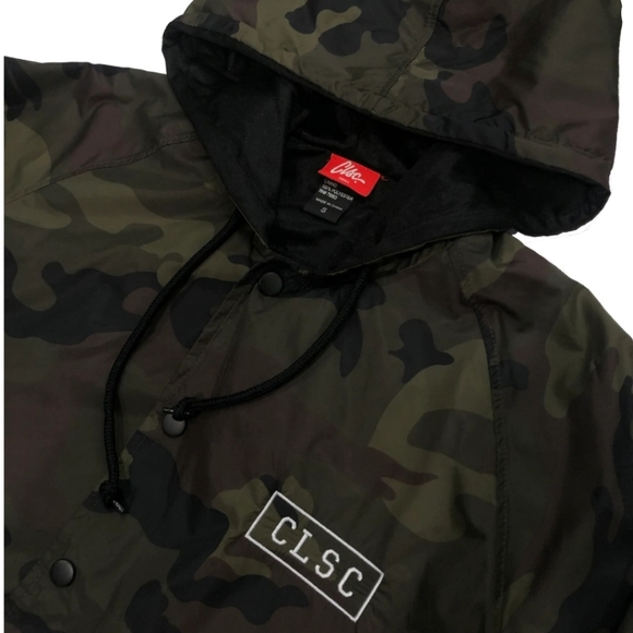 The Boxed Camo Hooded Jacket Woodland - Picture 2 of 2
